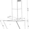 Exaustor inclinado  CH111060WA++ 60cm - RESPEKTA