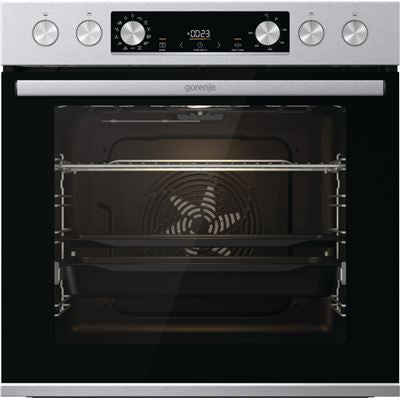Conjunto de forno c/ placa vitrocêramica| BCS6737E06X/ECD634SC |77L| Inox-Gorenje