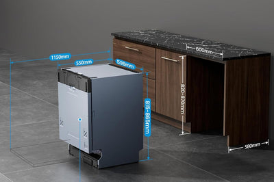 Máquina de lavar loiça  SV 7.03M14B |encastre |60 cm -  Midea