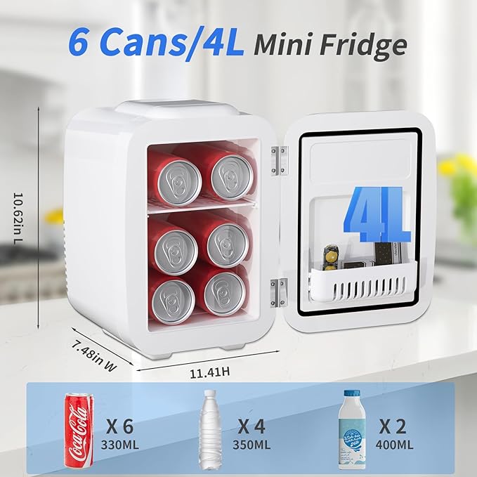Mini Frigorífico  MFAS-5L-B |4L| ( BRANCO)-YASHE