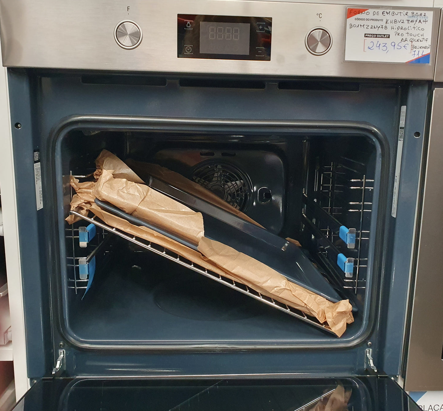 Forno de embutir BAR2 KH8V2 IN/A+ 71 L -  Bauknecht