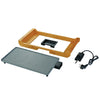 #Grelhador/Placa de alumínio fundido c/ bambu natural BAR-SS-1223 |43 x 23 cm|2200 W - Sogo