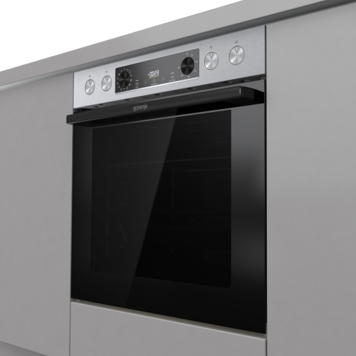 Conjunto placa vitrocerâmica e forno - BCSB737OTX - Gorenje