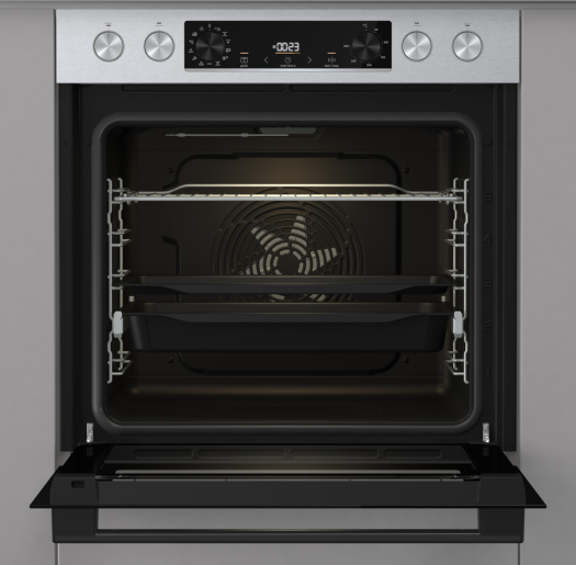 Conjunto placa vitrocerâmica e forno - BCSB737OTX - Gorenje