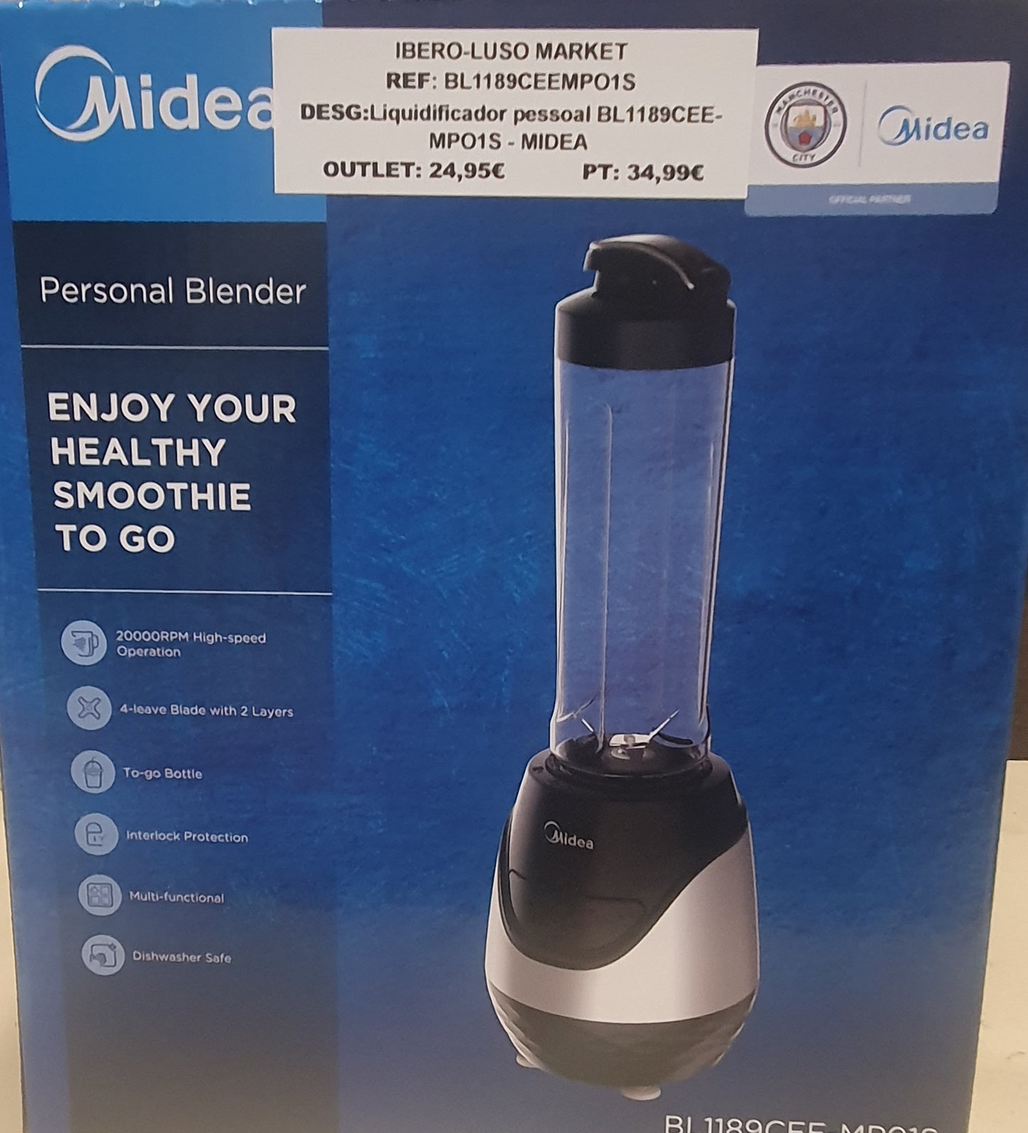 Liquidificador BL1189CEE - MPO1S - MIDEA