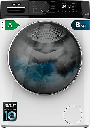 Máquina de Lavar Roupa - 8 kg Bolero Dresscode 8610 Inverter - Cecotec
