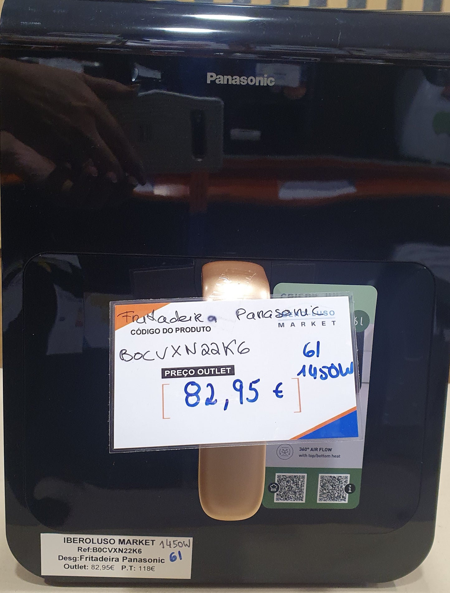 Airfryer NF-CC600AXE - Panasonic