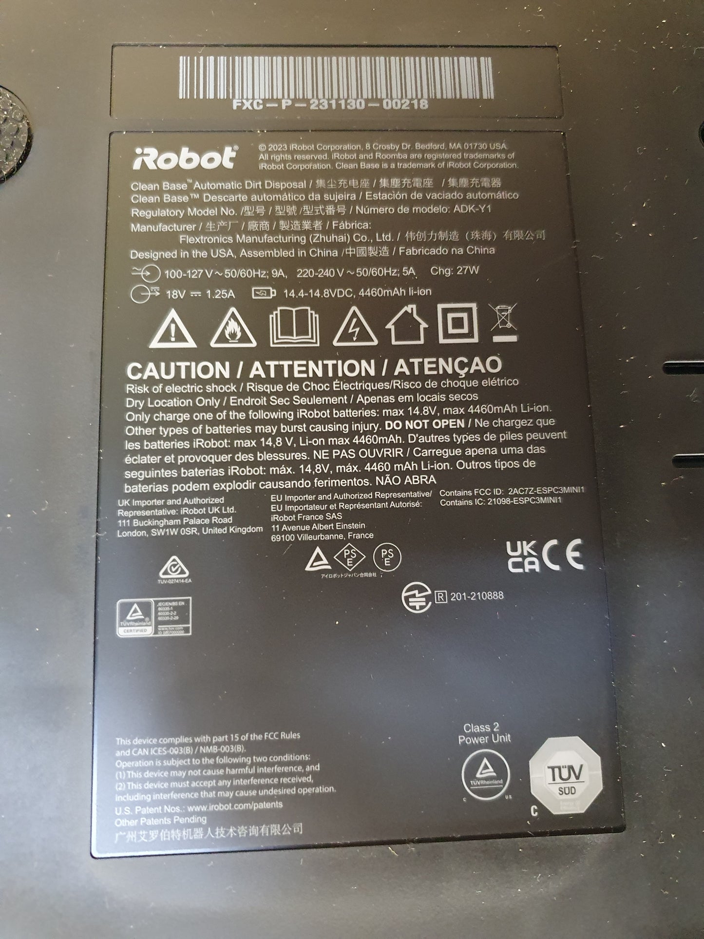 Clean Base Auto-Fill Dock for Roomba Combo j9- iRobot