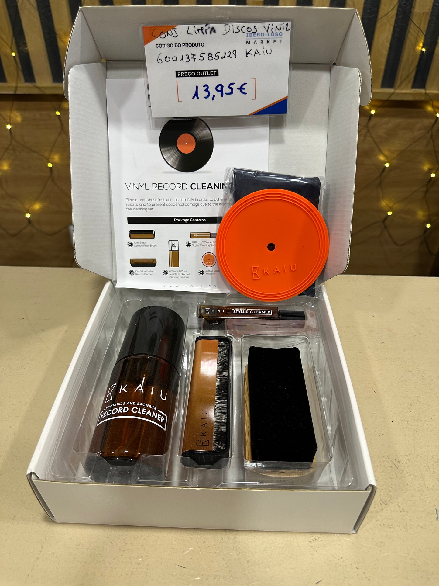 Conjunto De Limpeza Discos De Vinil - KAIU