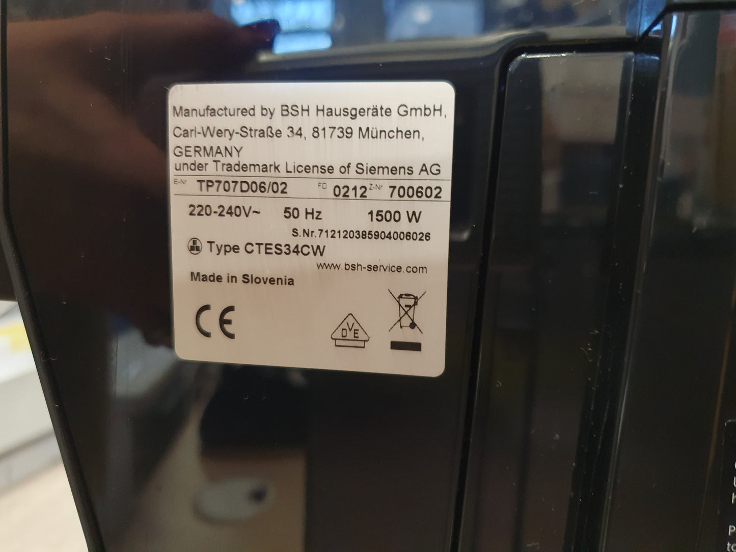 Máquina de Café EQ700 CLASSIC TP707D06 - SIEMENS