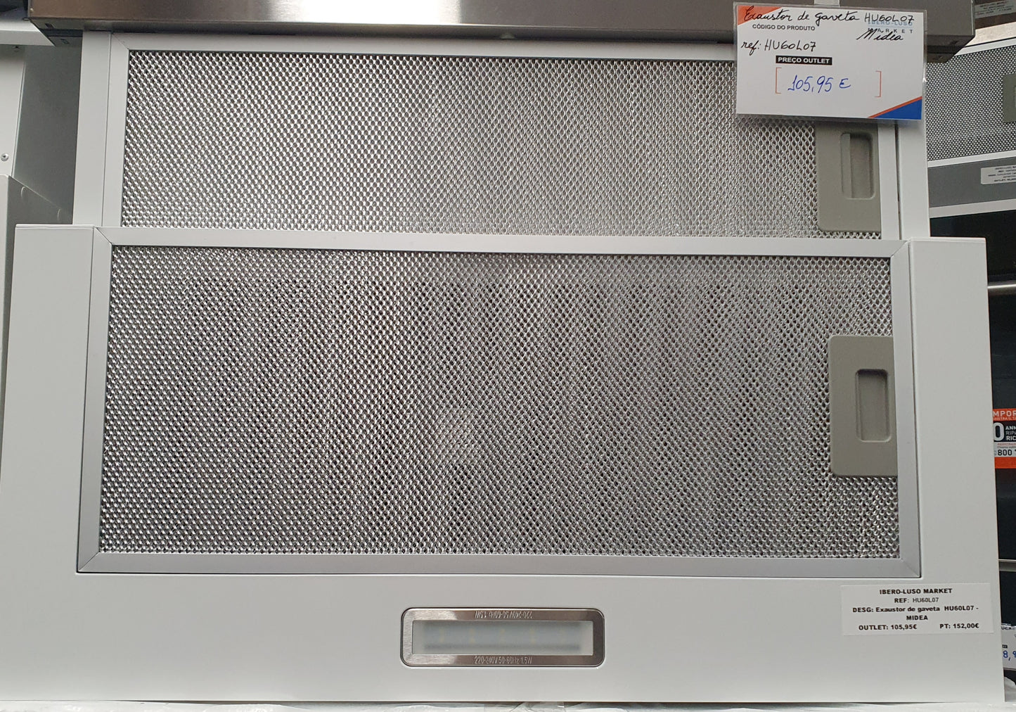 Exaustor de gaveta HU60L07 - MIDEA