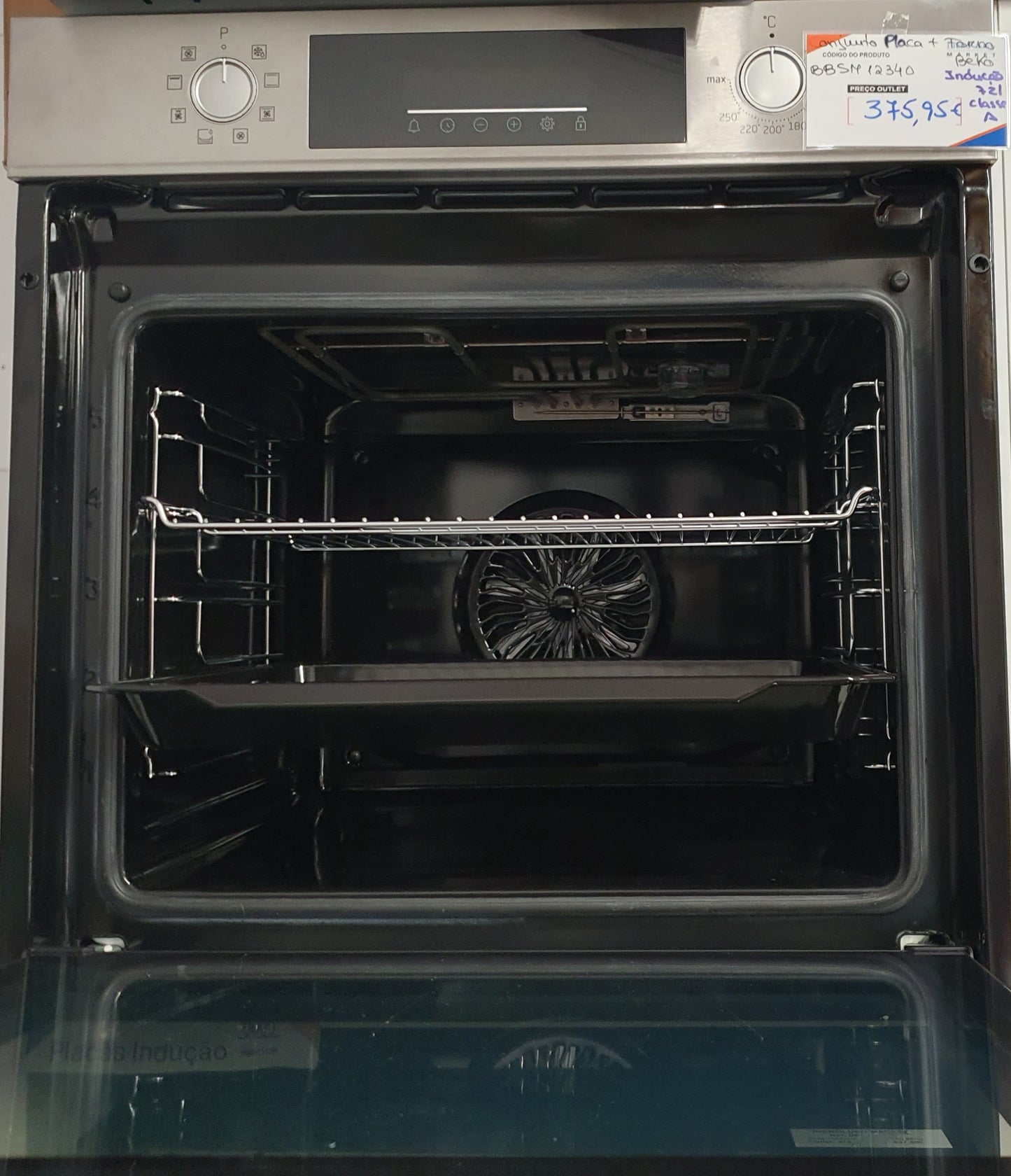 FORNO + PLACA INDUÇÃO BBSM 12340 X - 72L - BEKO