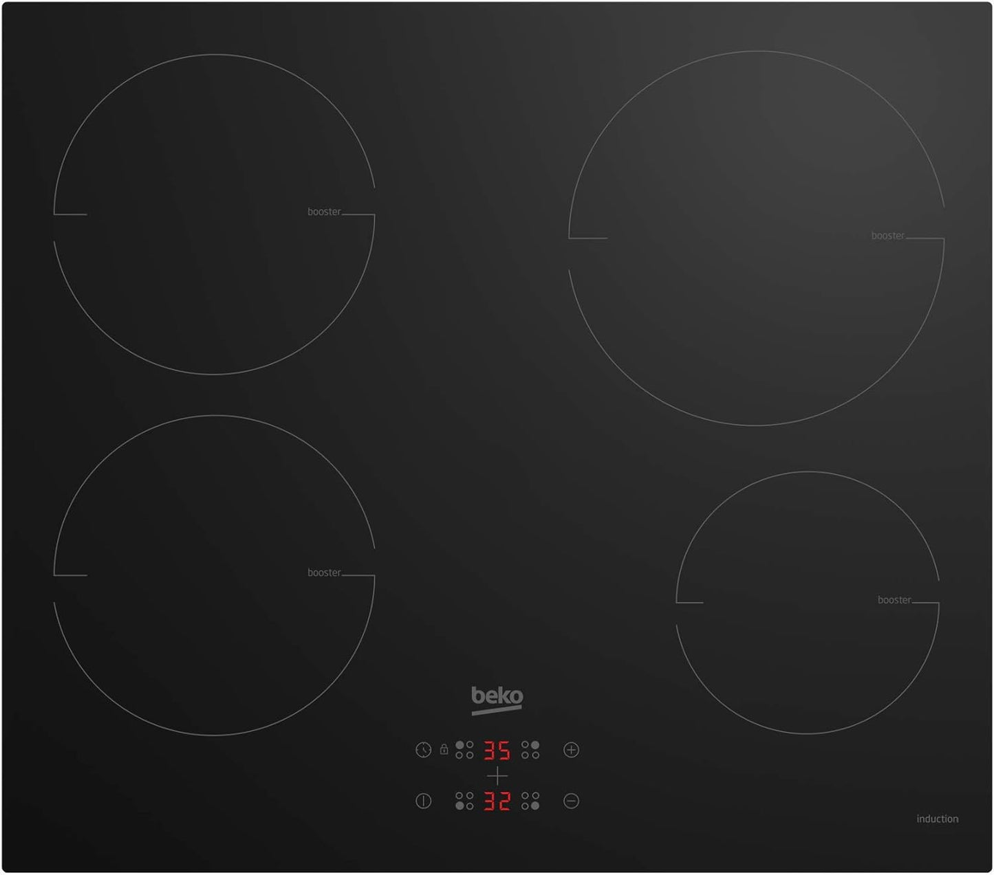 FORNO + PLACA INDUÇÃO BBSM 12340 X - 72L - BEKO