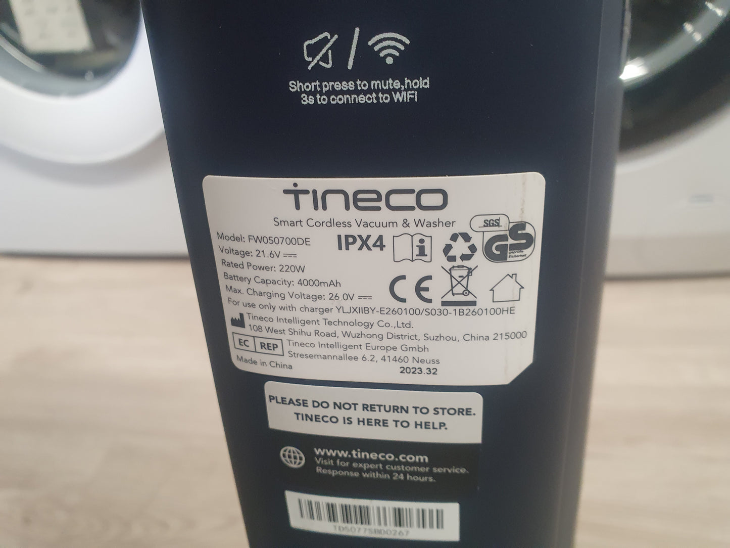 Aspirador Sem Fios Floor One S3 Extreme- Tineco