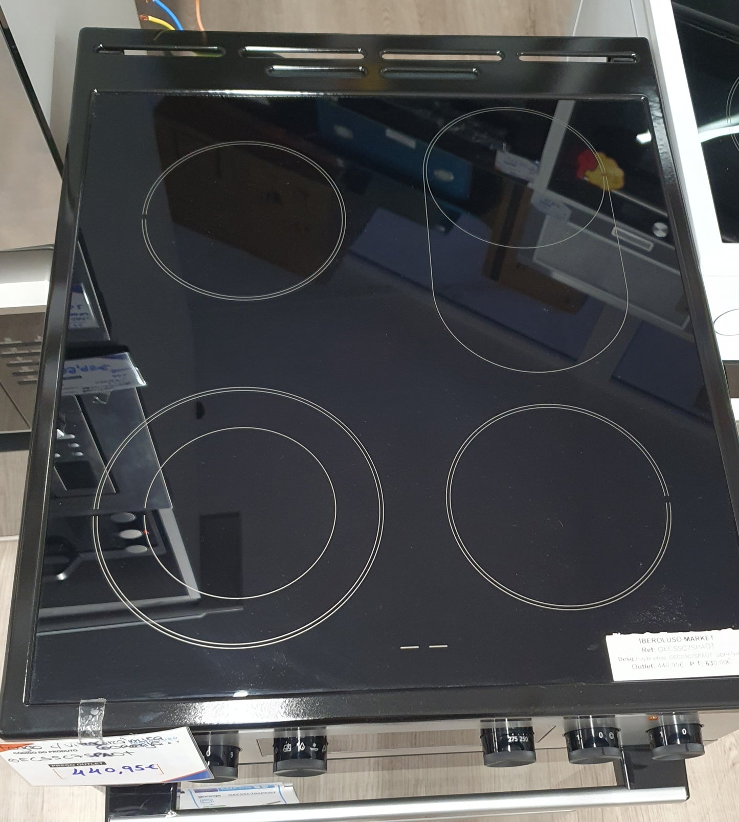 Fogão c/ vitrocêramica GECS5C7SPAOT - GORENJE