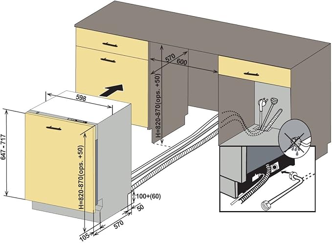 Máquina de Lavar Loiça encastre GSP60VV - RESPEKTA