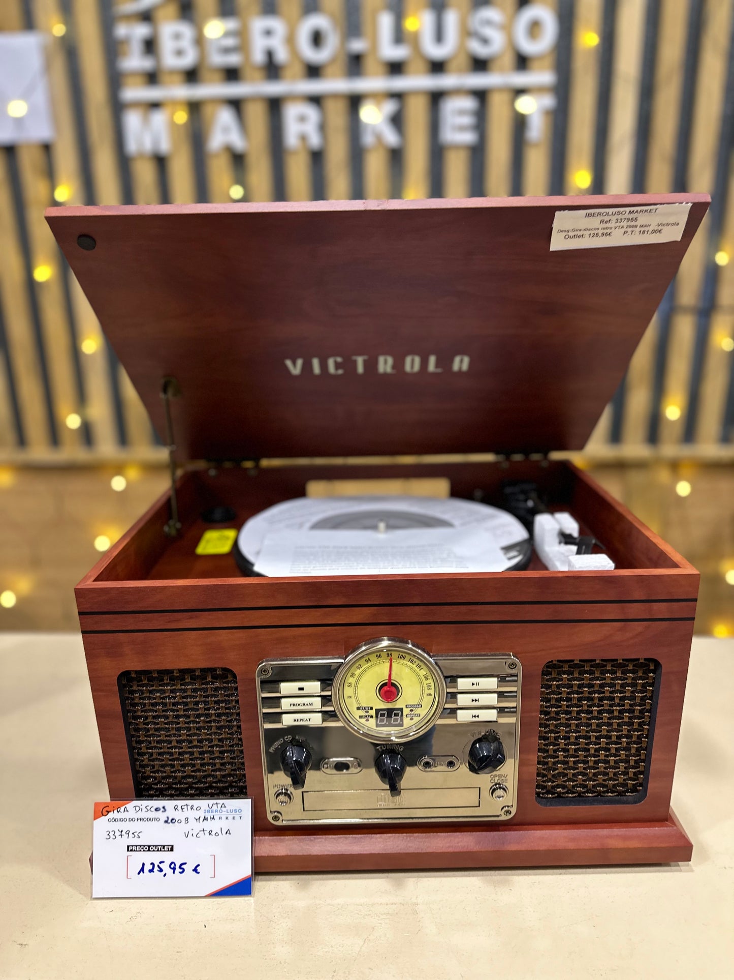 Gira-discos retro Brown VTA 200B - Victrola
