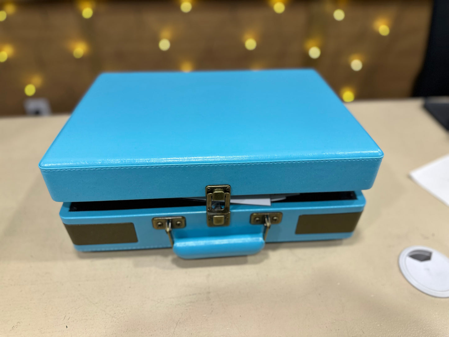 Gira-discos Vintage Suitcase / blue -  Trynnay R610
