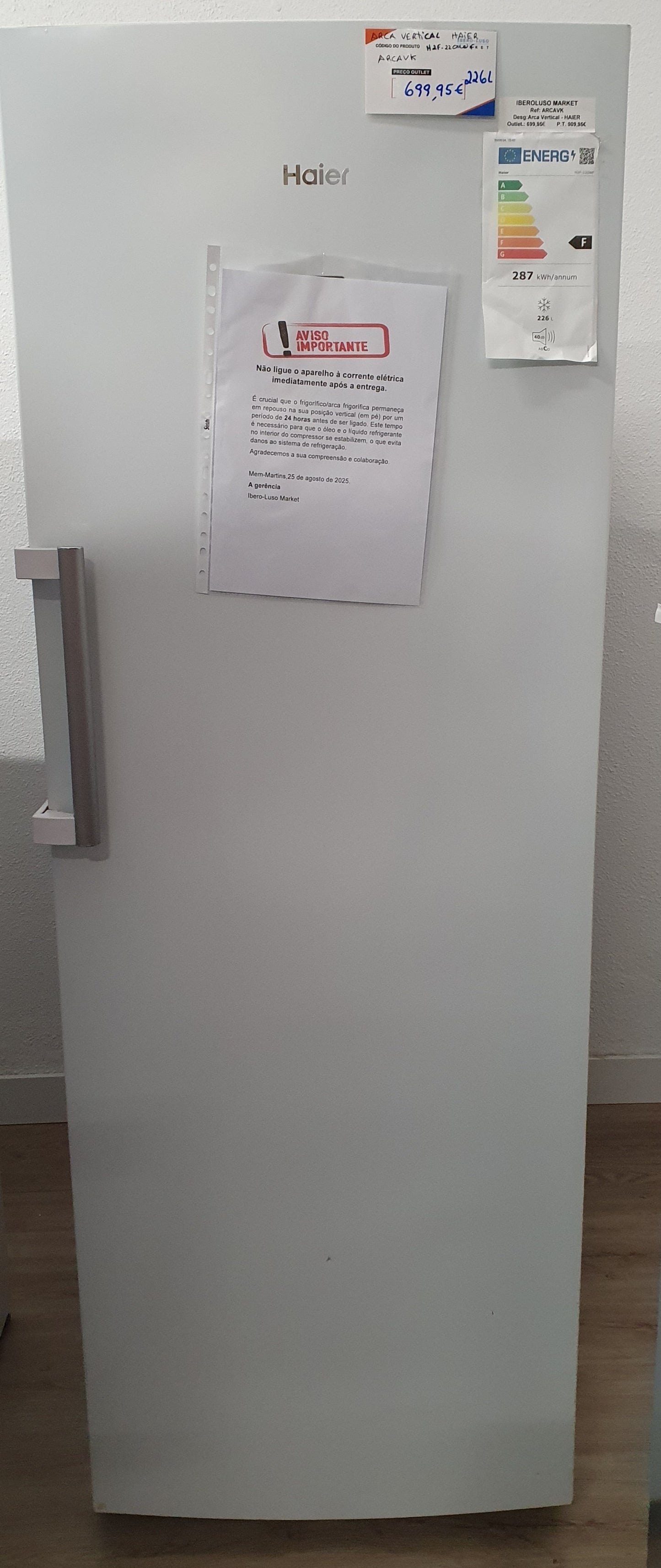 Arca Vertical H2F-220WF - HAIER