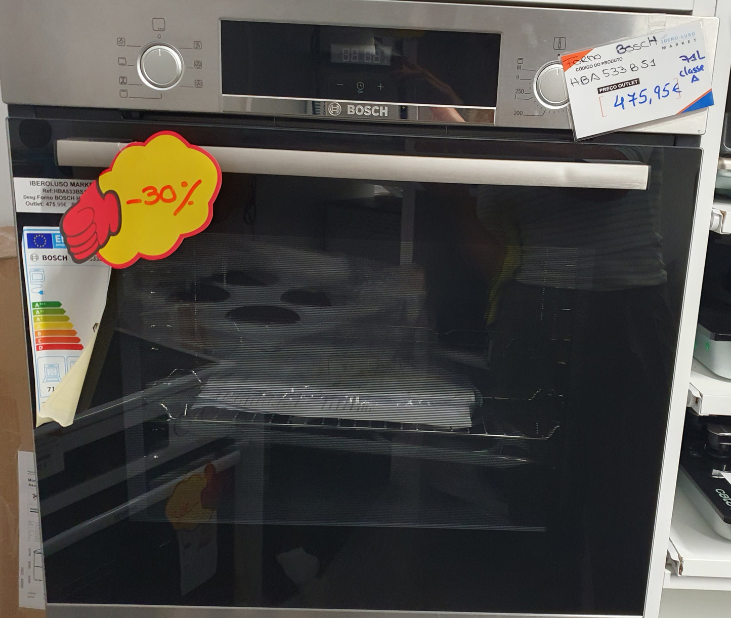 Forno HBA533BS1 - 71L - BOSCH