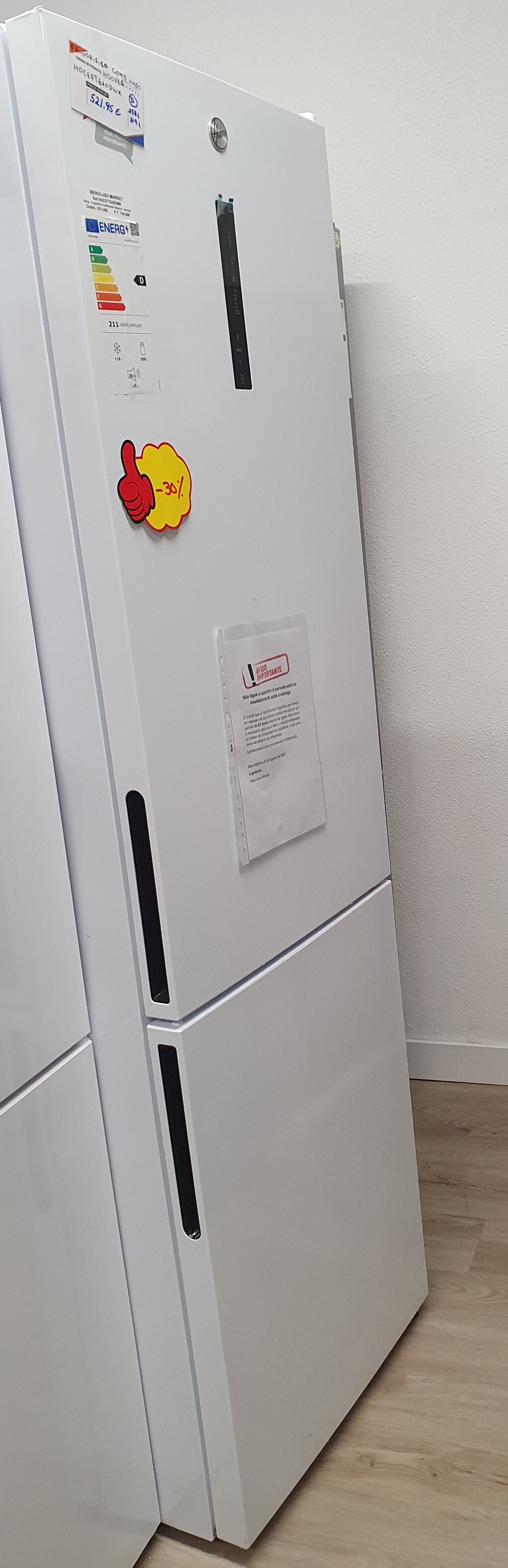 Frigorifico Combinado HOCE4T618EWK - Hoover