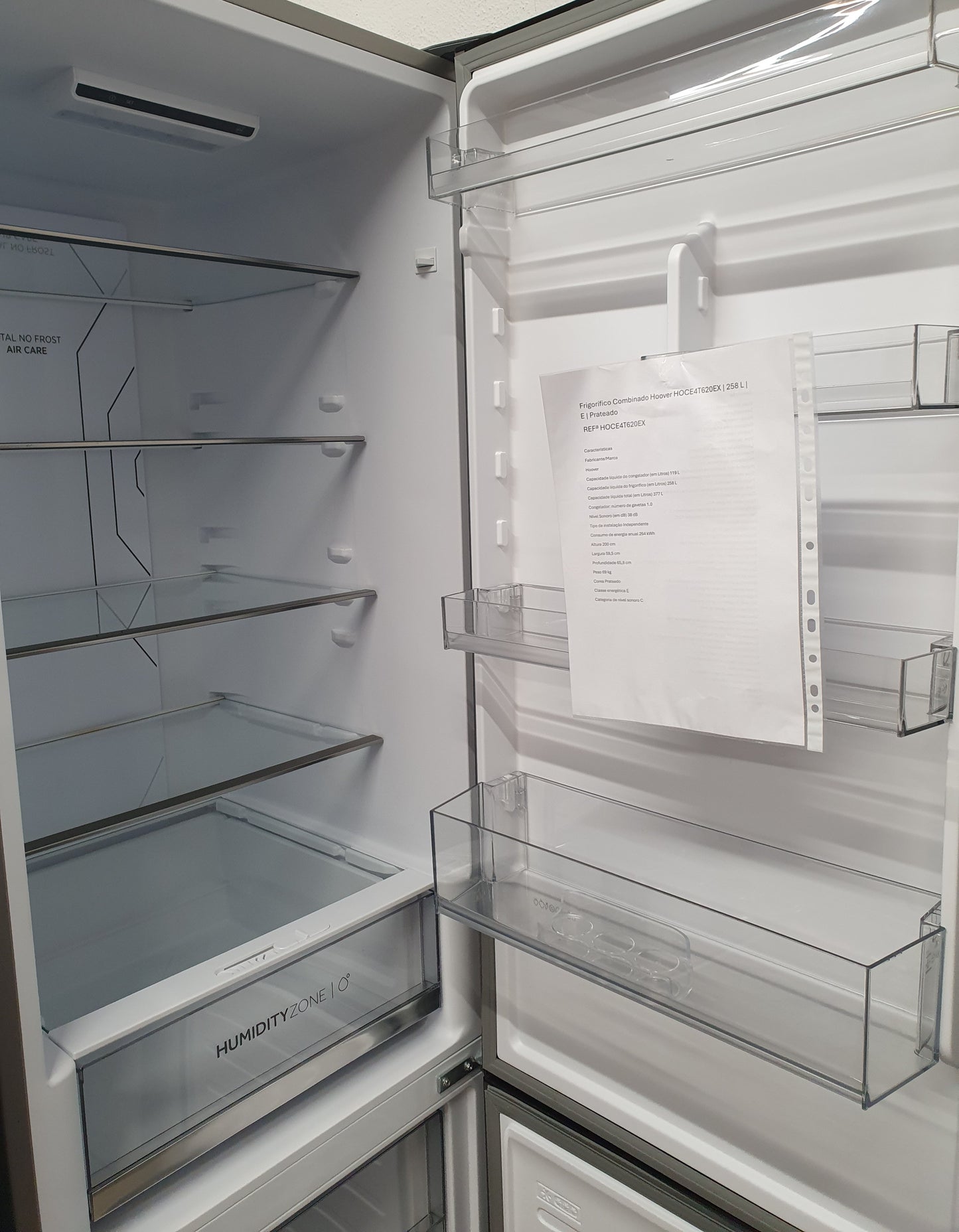 Frigorifico Combinado inox HOCE4T620EX - HOOVER