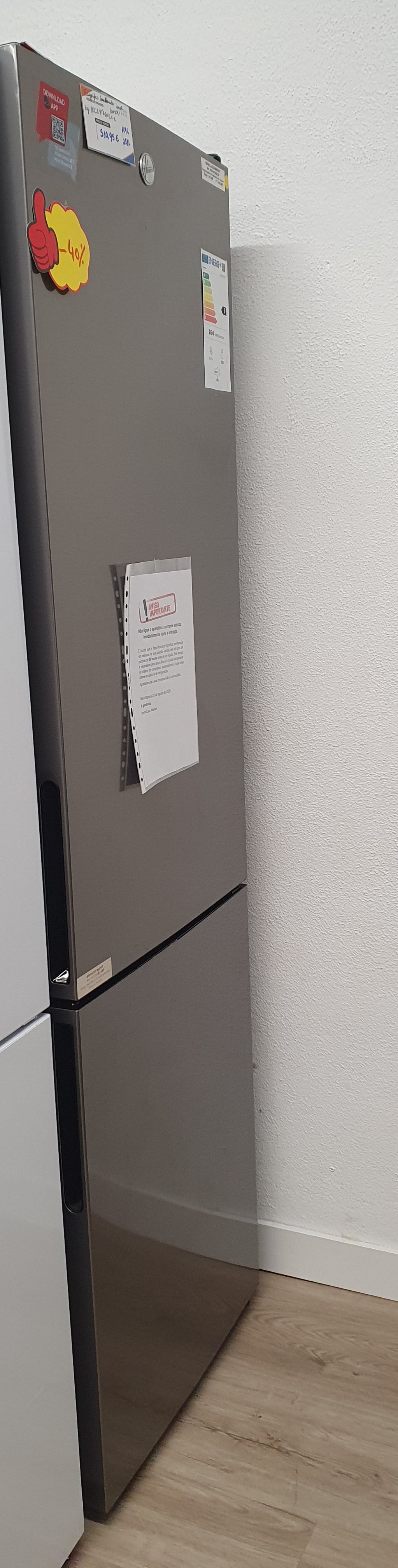 Frigorifico Combinado inox HOCE4T620EX - HOOVER