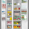 Frigorífico Americano  HSBS17590AI |592 litros|No Frost |91 x 179,3 x 69,8 cm (L/A/P) |Inox  - HANSEATIC
