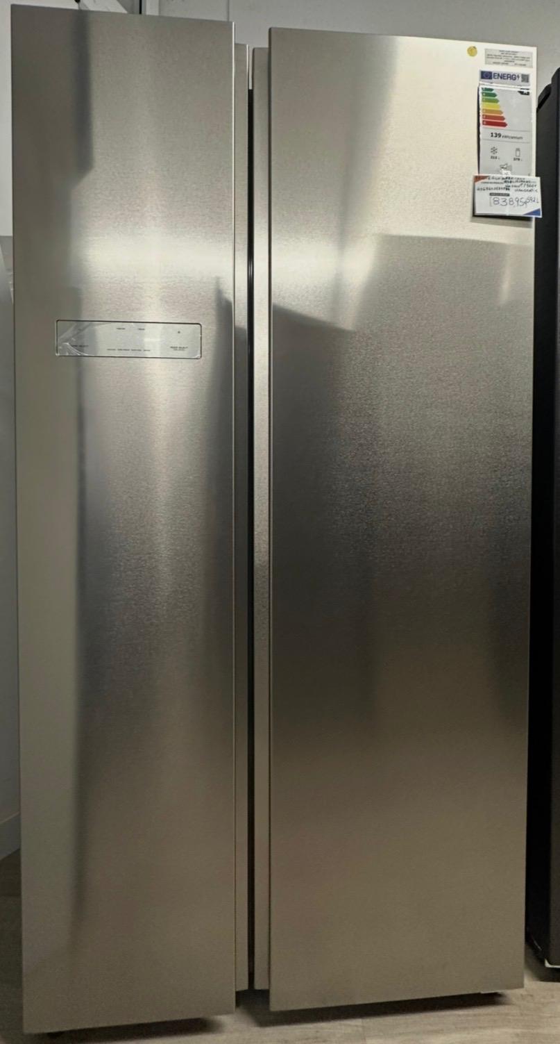 Frigorífico Americano  HSBS17590AI |592 litros|No Frost |91 x 179,3 x 69,8 cm (L/A/P) |Inox  - HANSEATIC