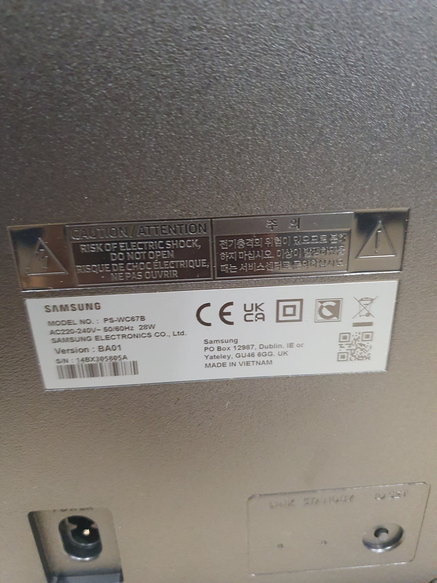 Coluna Soundbar HW-Q610GC Preto - Samsung