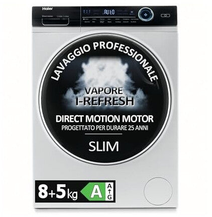 Máquina de Lavar e Secar Roupa HWD80-B14979  8Kg/5Kg - HAIER