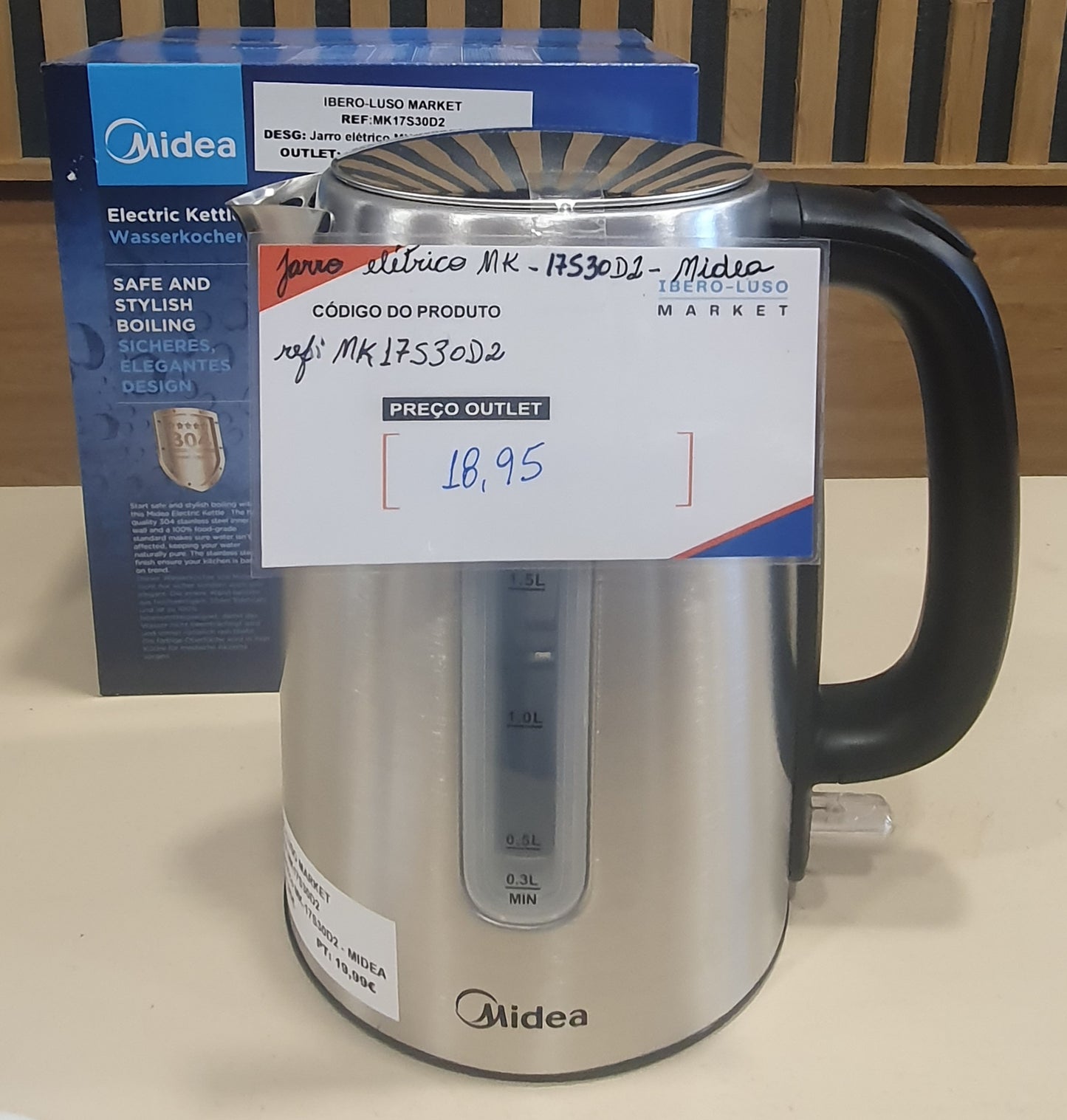 Jarro elétrico  MK17S30D2 -MIDEA