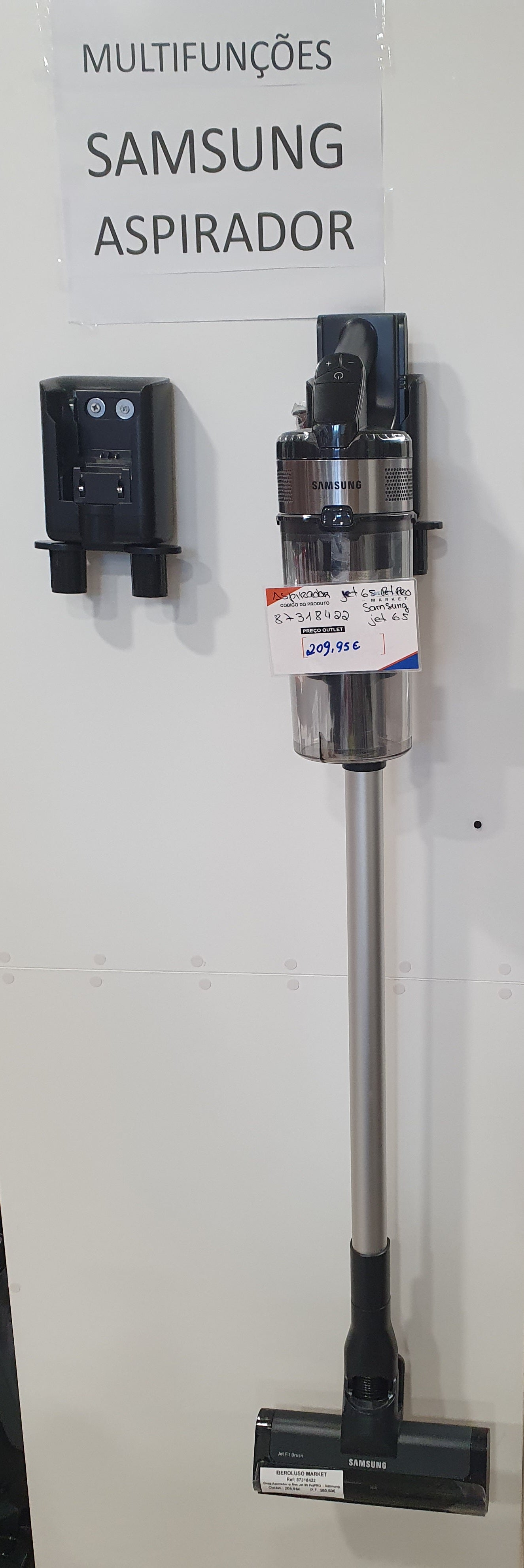 Aspirador sem fios Jet 65 PetPRO VS15A60BGR5/WD - Samsung