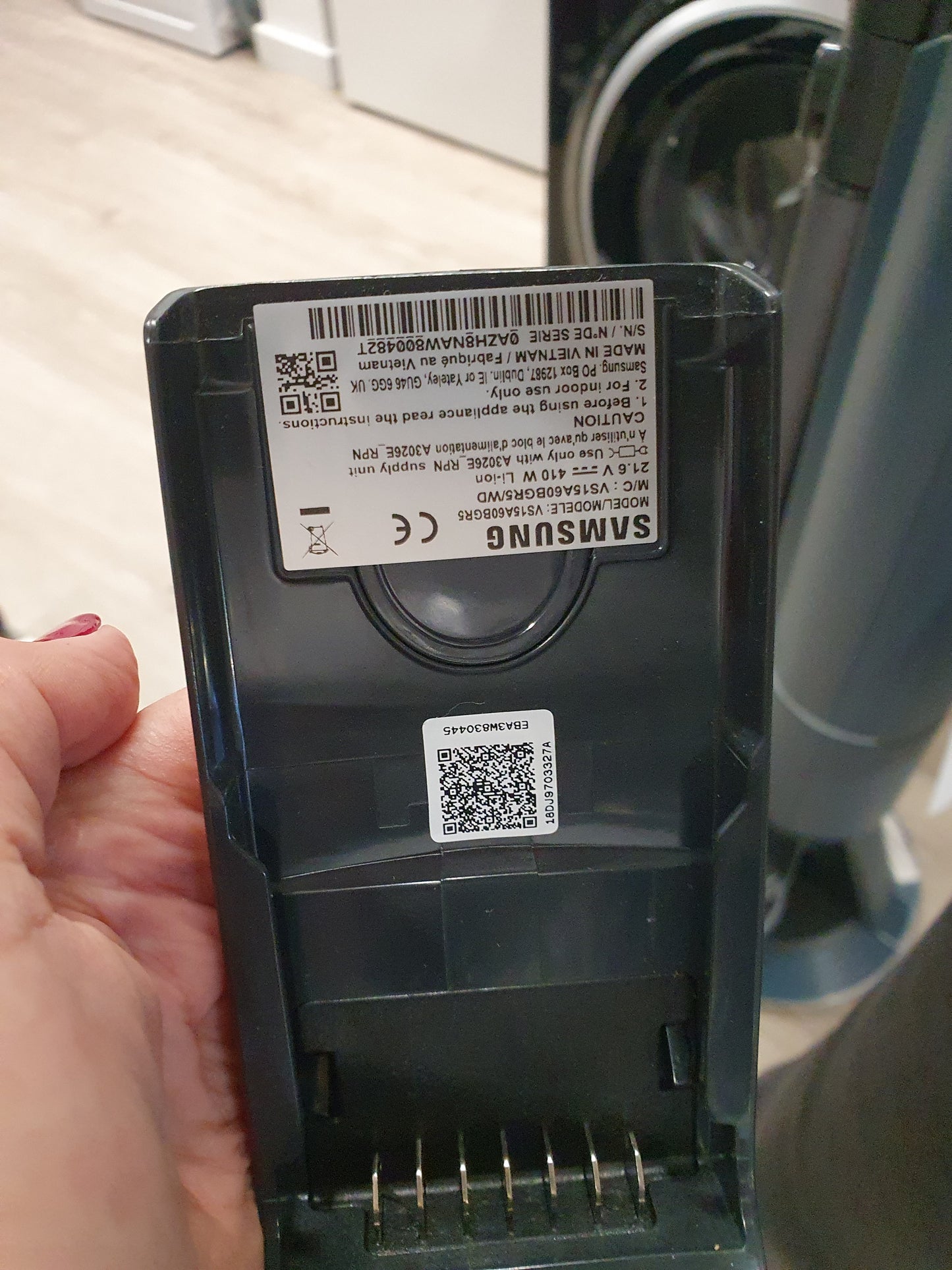 Aspirador sem fios Jet 65 PetPRO VS15A60BGR5/WD - Samsung