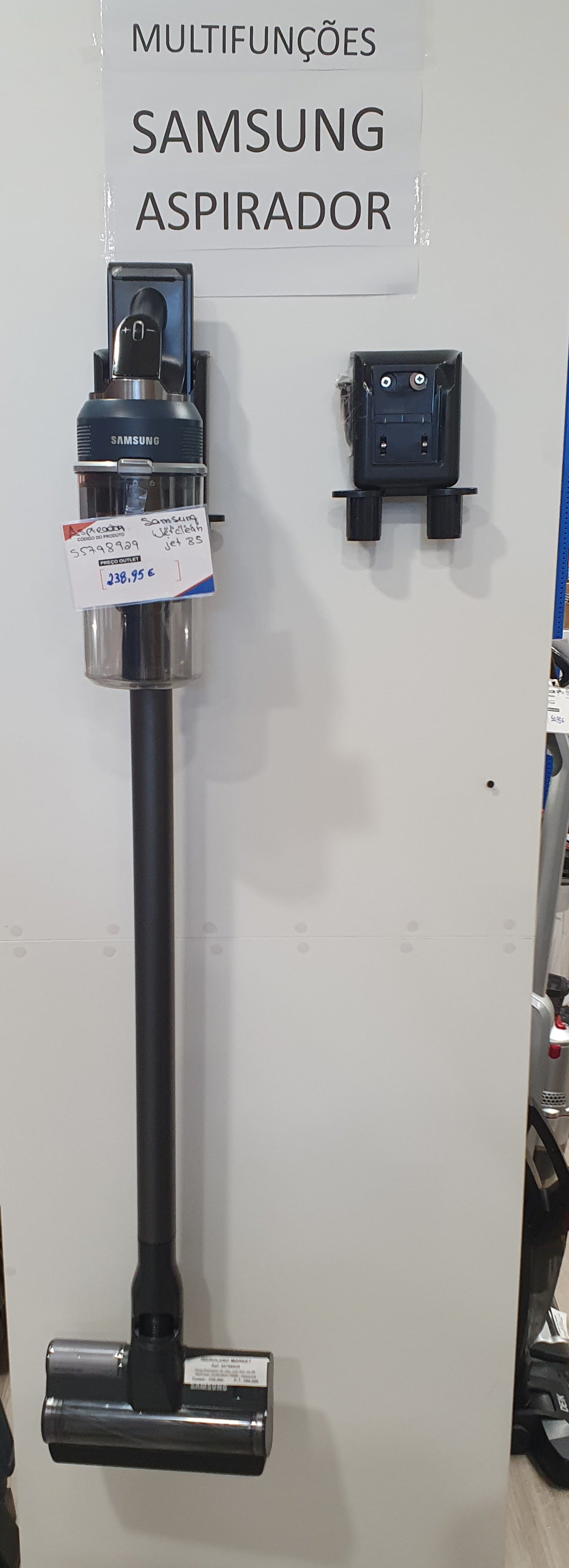 Aspirador de mão sem fios Jet 85 WetClean VS20C85G7TB/WD - Samsung
