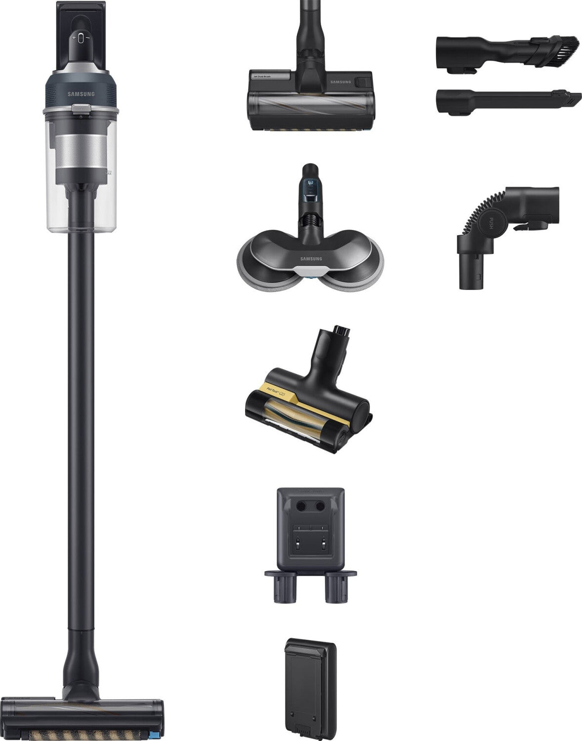 Aspirador de mão sem fios Jet 85 WetClean VS20C85G7TB/WD - Samsung