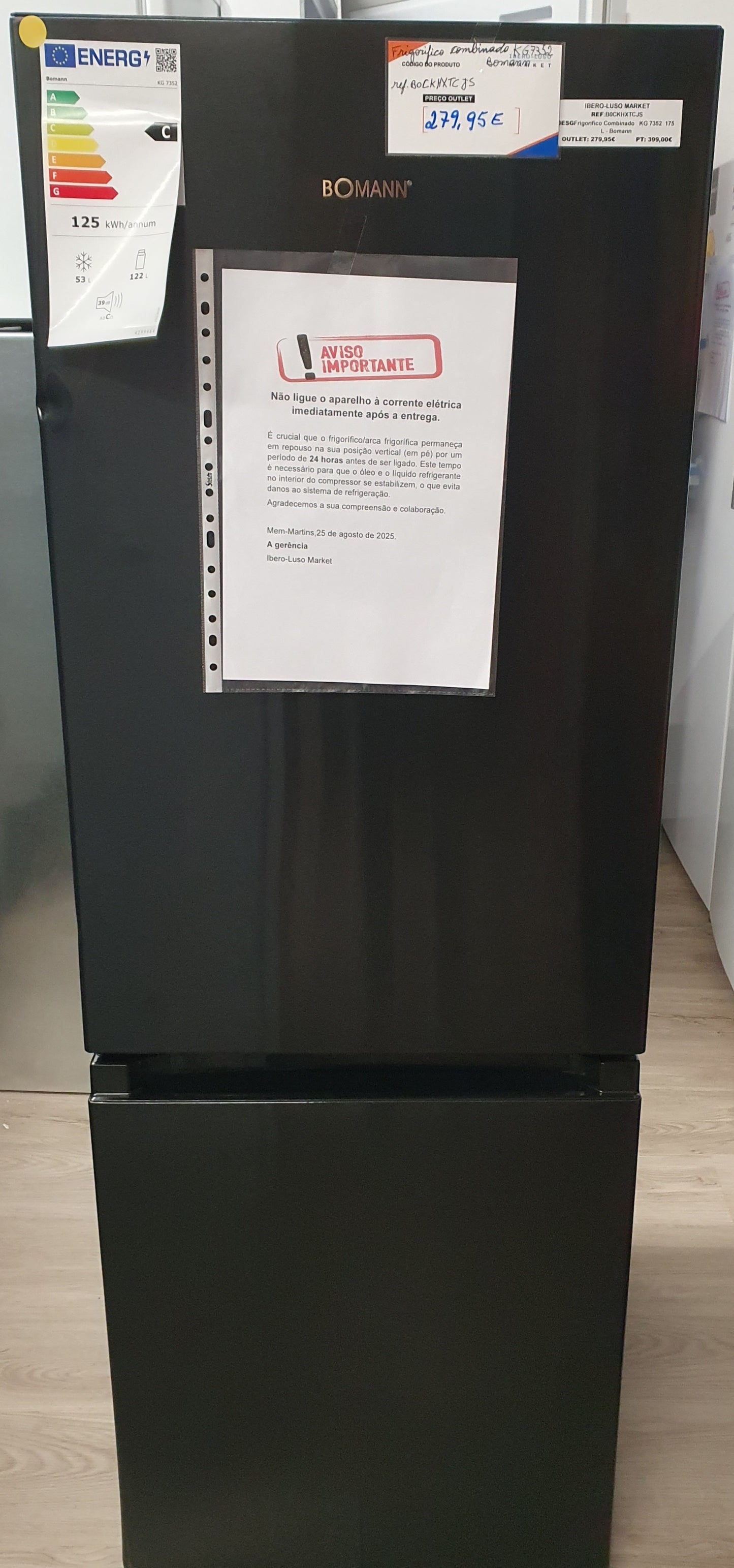 Frigorifico Combinado KG 7352 175 L - Bomann