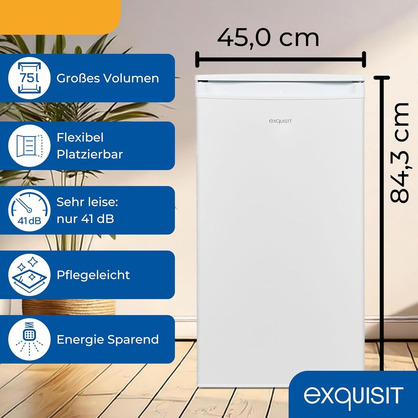 Mini Frigorifico 75L - KS585-V-091E - EXQUISIT