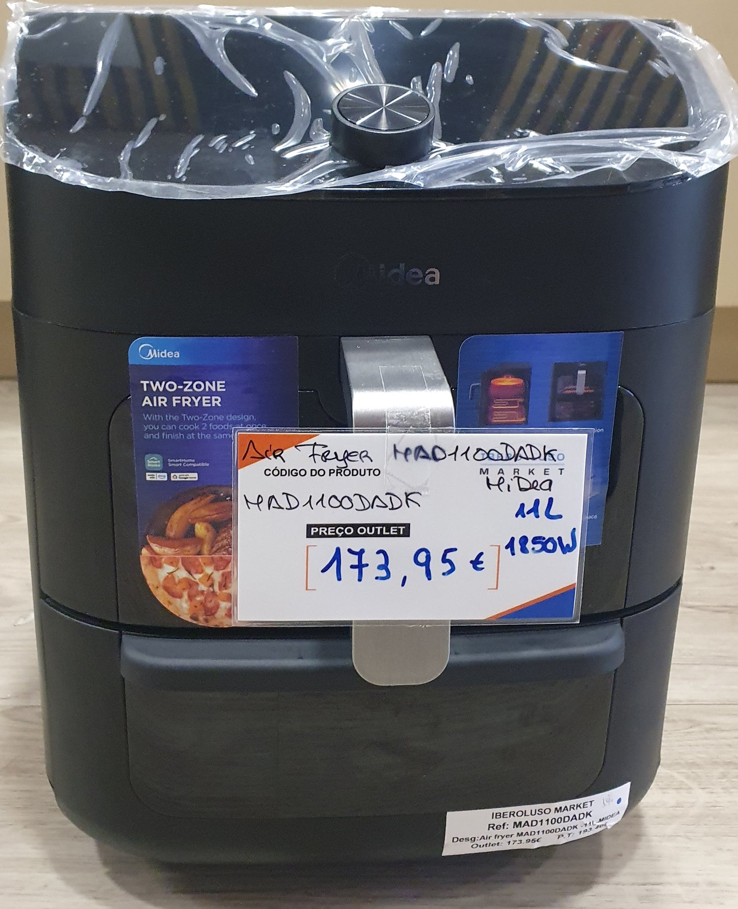 Airfryer MAD1100DADK 1850W 11L - MIDEA