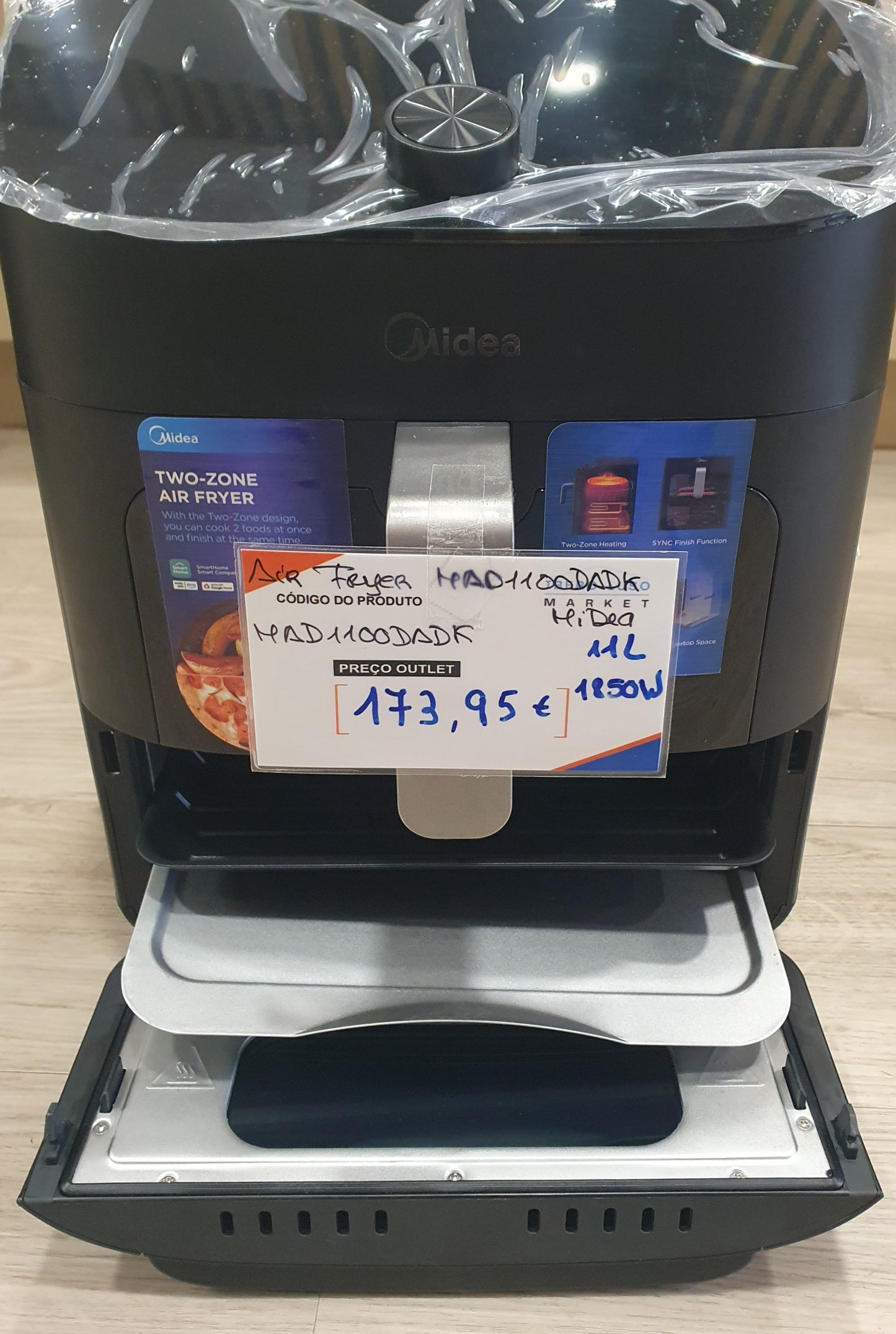 Airfryer MAD1100DADK 1850W 11L - MIDEA