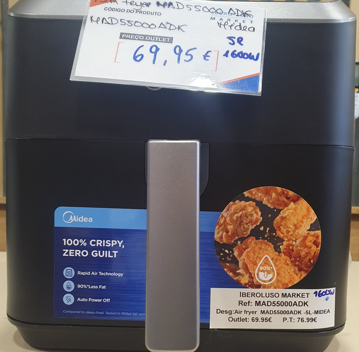 Air fryer MAD55000ADK /5L /1600W-MIDEA