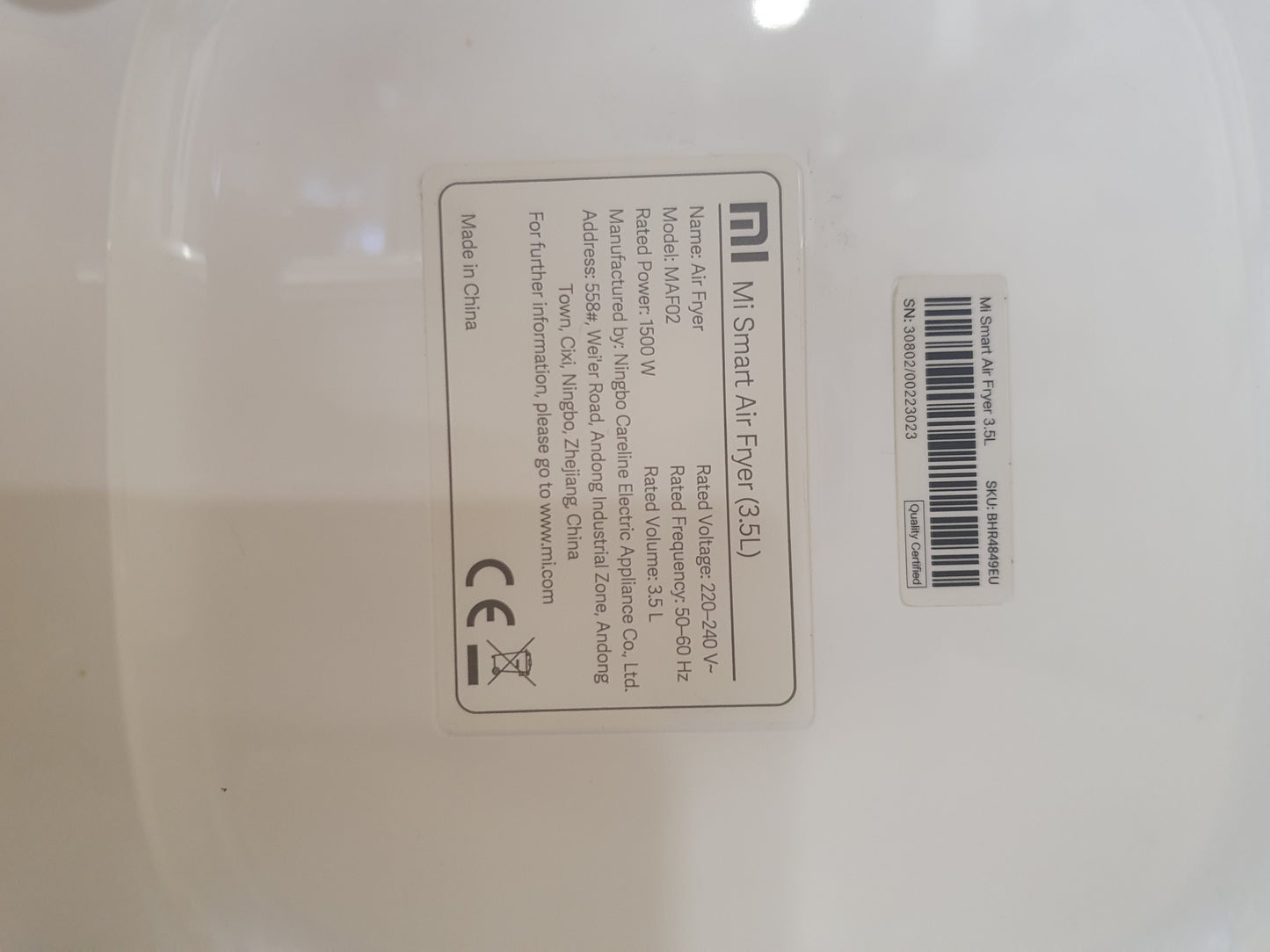 Airfryer MAF02 1500W Mi Smart 3.5L - Xiaomi