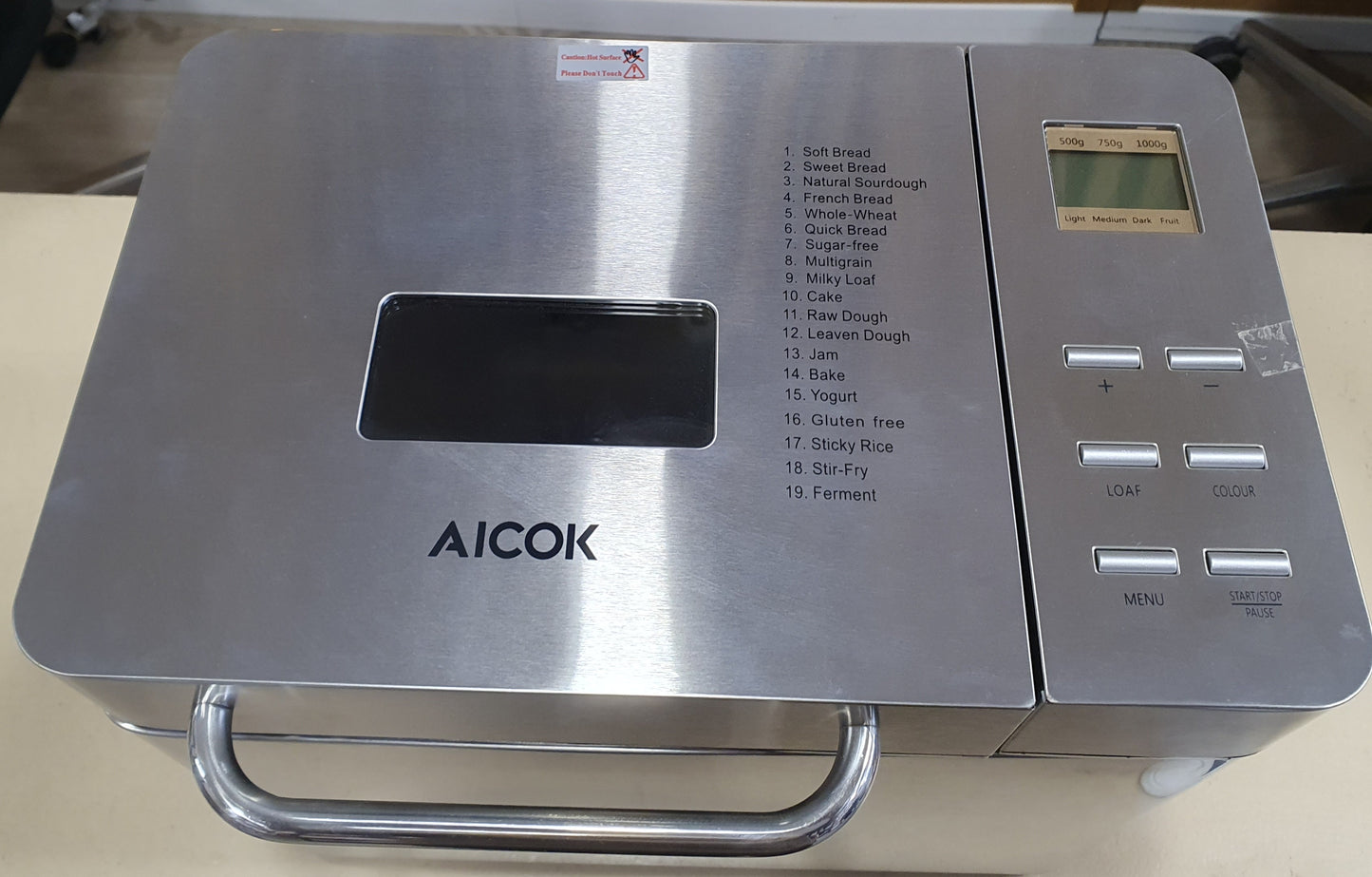 Máquina fazer pão MBF013 / 650W - AICOK