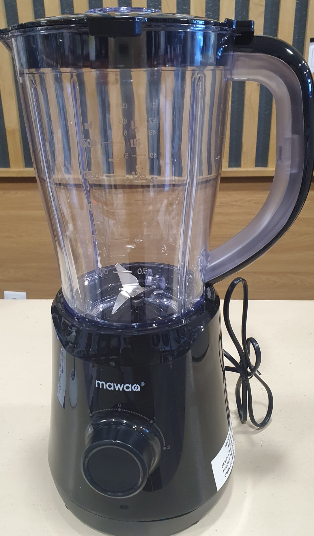 Liquidificador  com Copo De Plástico MBL-32514-BK/500W/1,5L - MAWAA