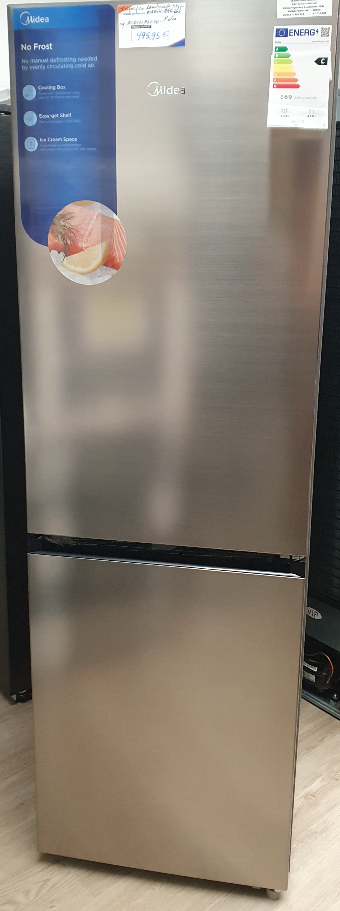 Frigorifico Combinado 334L - MDRB470MGC46I - MIDEA