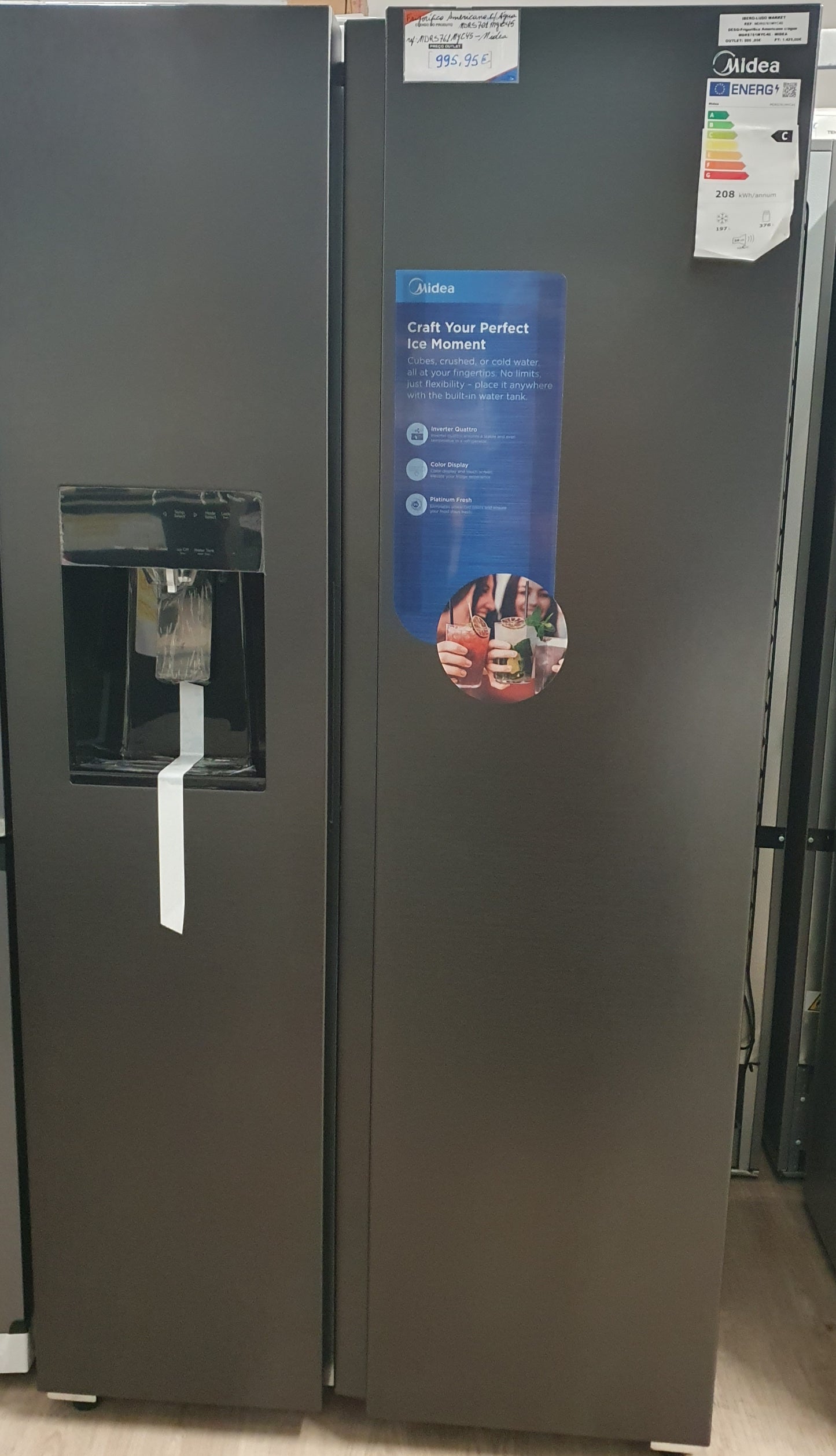 Frigorífico Americano MDRS761MYC45 - MIDEA