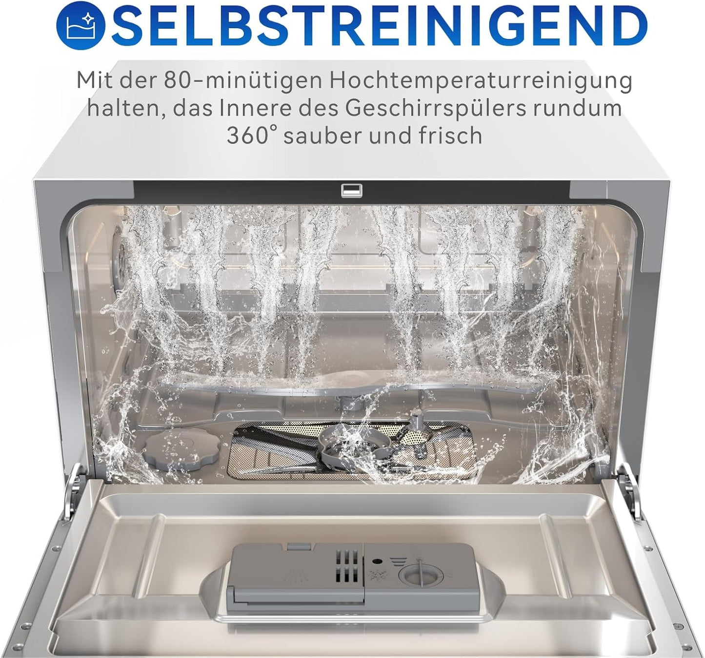 Máquina de Lavar Loiça de mesa MDW6CW01 - MAGICPLUX