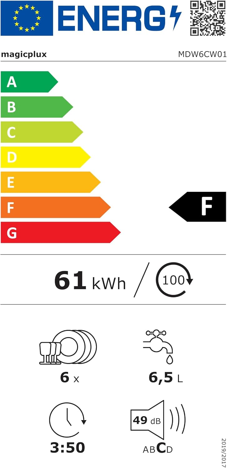 Máquina de Lavar Loiça de mesa MDW6CW01 - MAGICPLUX