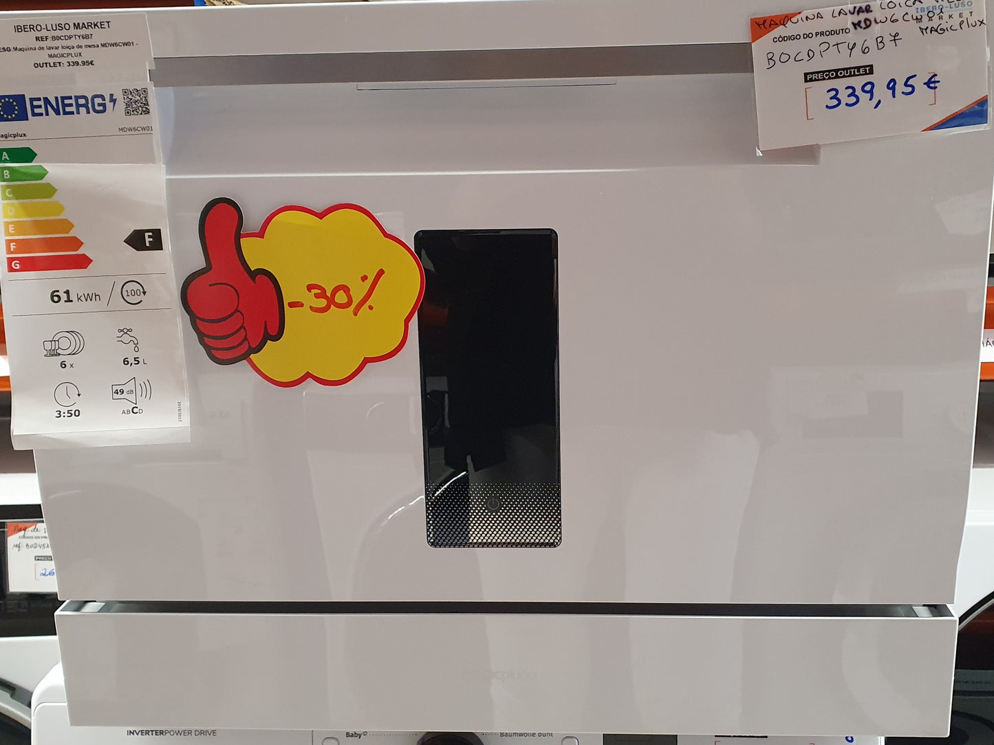 Máquina de Lavar Loiça de mesa MDW6CW01 - MAGICPLUX