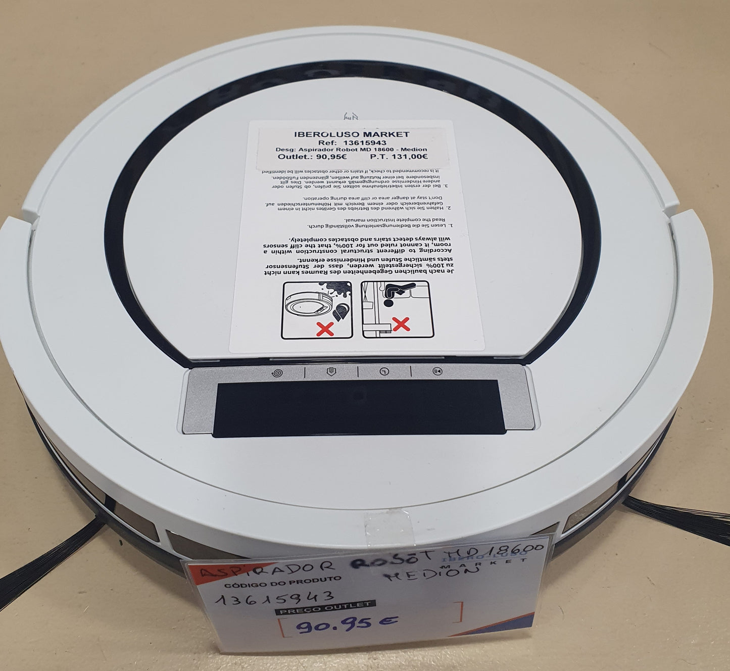 Aspirador Robot MD 18600 - Medion